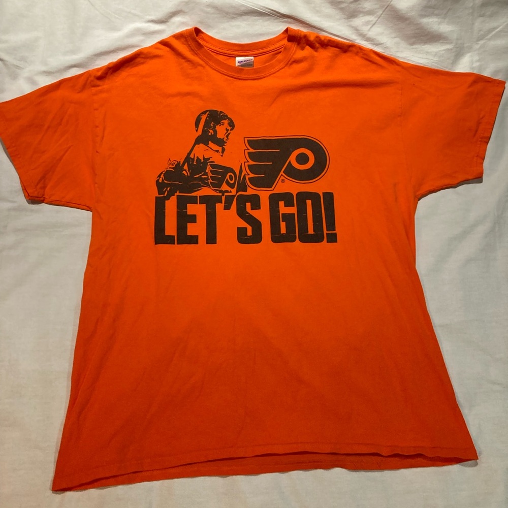 Philadelphia Flyers “Let’s Go” Playoffs T-shirt, Men’s size XL